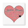 Afghan Hound Paw Prints Dog Humour Magnets