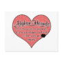 Afghan Hound Paw Prints Dog Humour Post Cards