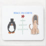 Afghan Hound Peace On Earth Mouse Pad