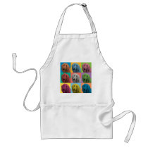 Afghan Hound Pop-Art Apron