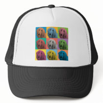 Afghan Hound Pop-Art Trucker Hat