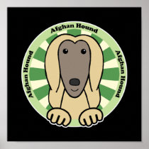 Afghan Hound Print