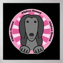 Afghan Hound Posters