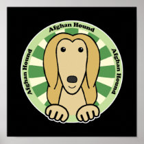 Afghan Hound Print