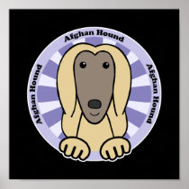 Afghan Hound Posters