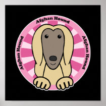 Afghan Hound Print