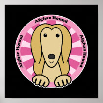 Afghan Hound Print