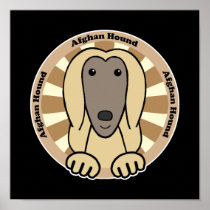 Afghan Hound Poster