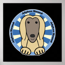 Afghan Hound Print