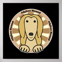 Afghan Hound Poster