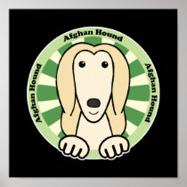 Afghan Hound Posters