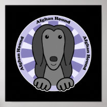 Afghan Hound Print