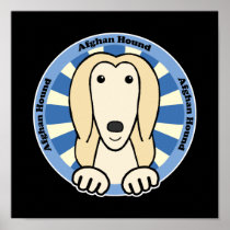 Afghan Hound Poster
