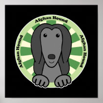 Afghan Hound Print