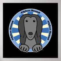 Afghan Hound Print