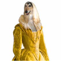 Afghan Hound Princess Photo Sculpture