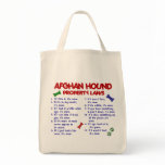 Afghan Hound Property Laws 2 Canvas Bag