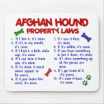 Afghan Hound Property Laws 2 mousepads
