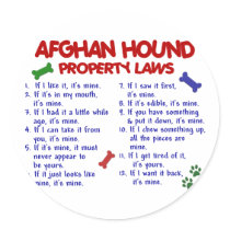 Afghan Hound Property Laws 2