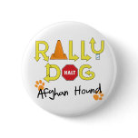 Afghan Hound Rally Dog buttons