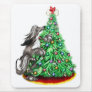 Afghan Hound Reach Goals Black Mouse Pad