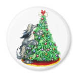 Afghan Hound Reach Goals Blue Magnets