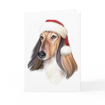 Afghan Hound Red Santa - Customised