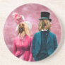 Afghan Hound Regency Couple Coaster