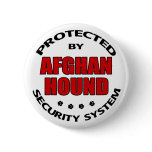Afghan Hound Security Button