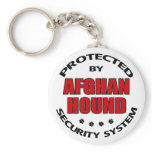 Afghan Hound Security Keychain