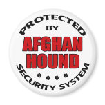 Afghan Hound Security Magnet