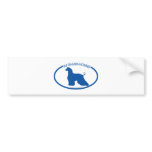 Afghan Hound Silhouette Bumper Sticker bumper stickers