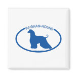 Afghan Hound Silhouette Magnet