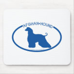 Afghan Hound Silhouette Mousepad