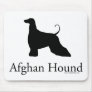 Afghan Hound Silhouette Mousepad