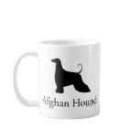 Afghan Hound Silhouette Mugs
