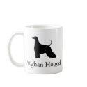 Afghan Hound Silhouette mugs