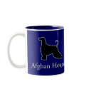 Afghan Hound Silhouette mugs
