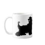 Afghan Hound Silhouette Coffee Mug