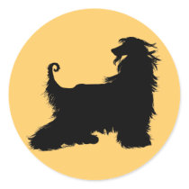 Afghan Hound Silhouette
