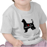 Afghan Hound Silhouette T Shirts