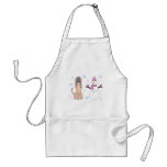Afghan Hound & Snowman Apron