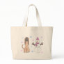 Afghan Hound & Snowman Canvas Bag
