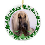 Afghan Hound St. Patrick's Day Ornament