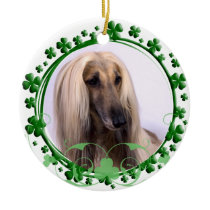 Afghan Hound St. Patrick's Day Ornament