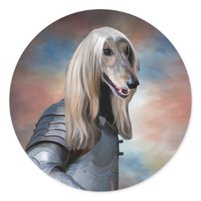 Afghan Hound Sticker Nobility Dogs Gift by podencobg