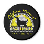Afghan Hound Taxi Service magnets