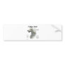 Afghan Hound (wht) History Design Bumper Sticker