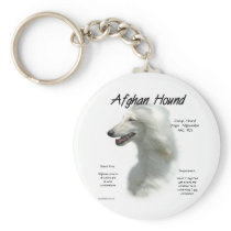 Afghan Hound (wht) History Design
