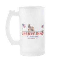 Afghan Hound with Flags Mug